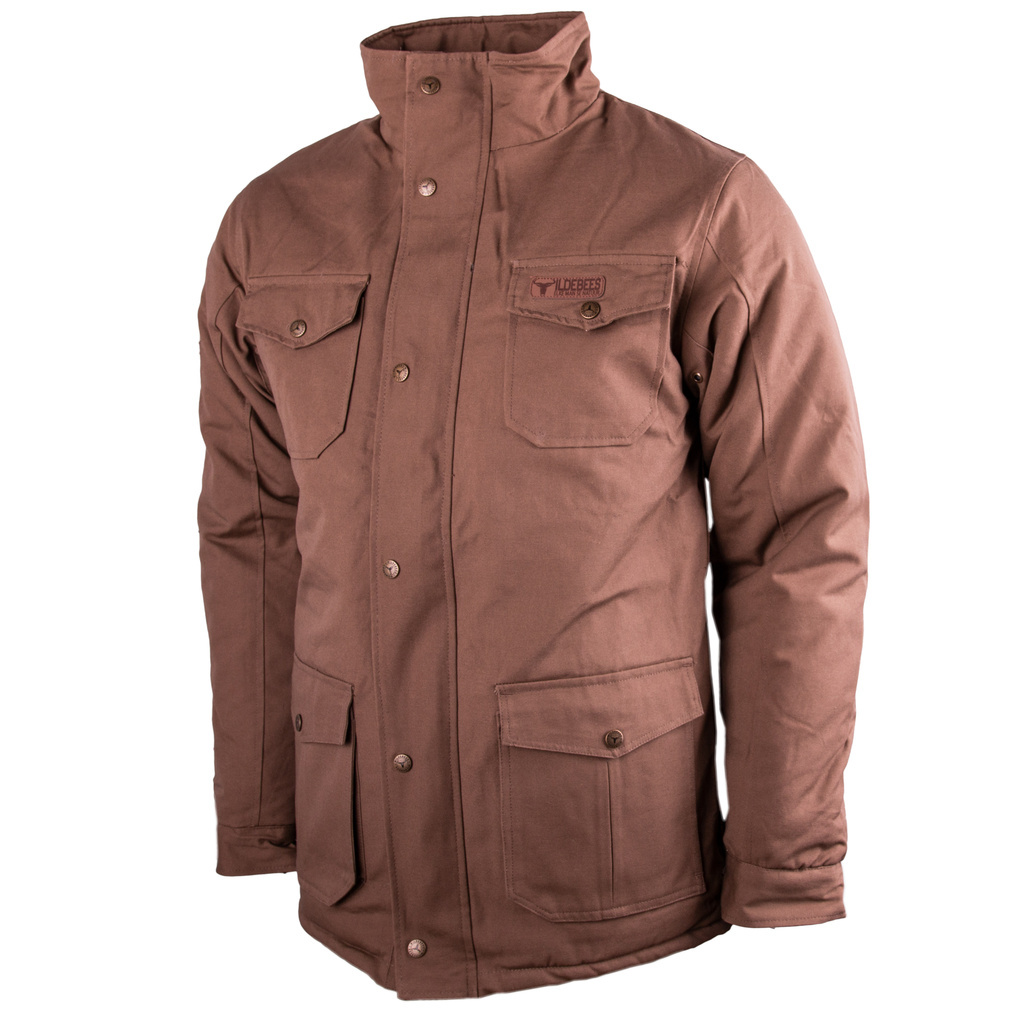 WILDEBEES JKT W23 MEN FUNNEL NECK PADDED PARKA COMBAT L